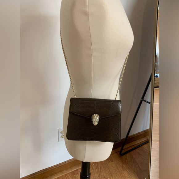 SOLD Bvlgari Bulgari Serpentine Forever Karung Exotic Leather Bag - Picture 9 of 15